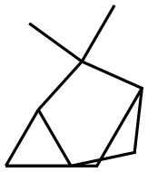 3,3-Dimethyltricyclo[2.2.1.02,6]heptane Struktur