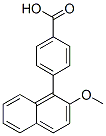 4-(2-Methoxynaphthalen-1-yl)benzoic acid Struktur