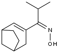 1-Propanone,1-bicyclo[3.2.1]oct-2-en-3-yl-2-methyl-,oxime(9CI) Struktur