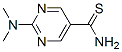 5-Pyrimidinecarbothioamide, 2-(dimethylamino)- (9CI) Struktur