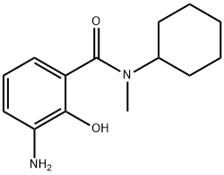 3-aMino-N-cyclohexyl-2-hydroxy-N-MethylbenzaMide Struktur