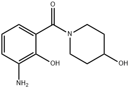 (3-aMino-2-hydroxyphenyl)(4-hydroxypiperidin-1-yl)Methanone Struktur