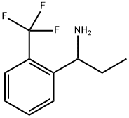 (RS)-1-[2-(TRIFLUOROMETHYL)PHENYL]PROPYLAMINE Struktur