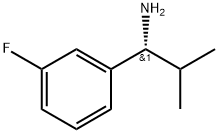 (1R)-1-(3-fluorophenyl)-2-methylpropylamine Struktur