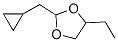 1,3-Dioxolane,  2-(cyclopropylmethyl)-4-ethyl- Struktur