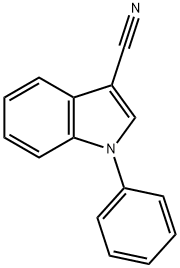 1-phenyl-3-cyanoindole Struktur