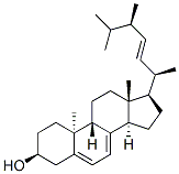 9-beta,10-alpha-ergosta-5,7,22-trien-3-beta-ol Struktur