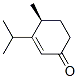 2-Cyclohexen-1-one,4-methyl-3-(1-methylethyl)-,(4S)-(9CI) Struktur