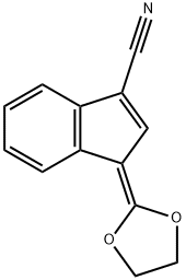 3-(1,3-DIOXOLAN-2-YLIDENE)-3H-INDENE-1-CARBONITRILE Struktur