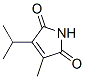 1H-Pyrrole-2,5-dione, 3-methyl-4-(1-methylethyl)- (9CI) Struktur