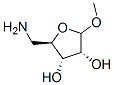 D-Ribofuranoside, methyl 5-amino-5-deoxy- (9CI) Struktur