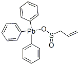 Triphenyl[(2-propenylsulfinyl)oxy]plumbane Struktur