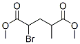 Pentanedioic acid, 2-bromo-4-methyl-, dimethyl ester (9CI) Struktur