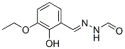 Hydrazinecarboxaldehyde, [(3-ethoxy-2-hydroxyphenyl)methylene]- (9CI) Struktur