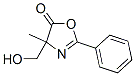 5(4H)-Oxazolone,  4-(hydroxymethyl)-4-methyl-2-phenyl- Struktur