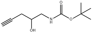 Carbamic acid, (2-hydroxy-4-pentynyl)-, 1,1-dimethylethyl ester (9CI) Struktur