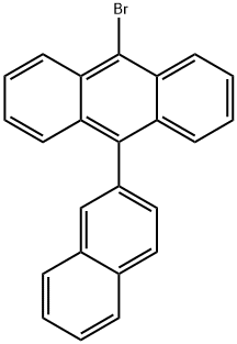 9-Bromo-10-(2-naphthyl)anthracene Structure