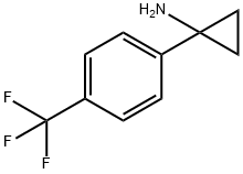 1-(4-(TRIFLUOROMETHYL)PHENYL)CYCLOPROPANAMINE Struktur