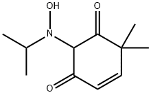 4-Cyclohexene-1,3-dione, 2-[hydroxy(1-methylethyl)amino]-6,6-dimethyl- (9CI) Struktur