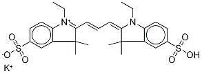 Cyanine 3 Bisethyl Dye PotassiuM Salt Struktur