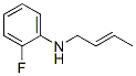 Benzenamine, N-2-butenyl-2-fluoro- (9CI) Struktur