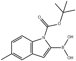 1-BOC-5-METHYL-1H-INDOLE-2-BORONIC ACID price.