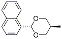 1,3-Dioxane,5-methyl-2-(1-naphthalenyl)-,trans-(9CI) Struktur