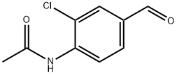 N-(2-chloro-4-formylphenyl)acetamide Struktur