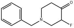 4-BENZYL-PIPERIDINONE, 3-FLUORO Struktur