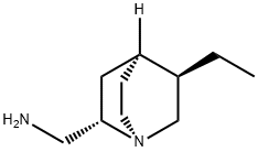 (2S,4S,5R)-2-Aminomethyl-5-ethylquinuclidine Struktur