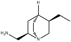 (2R,4S,5R)-5-Ethyl-2-quinuclidinylmethylamine Struktur