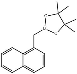 4,4,5,5-tetraMethyl-2-(naphthalen-1-ylMethyl)-1,3,2-dioxaborolane Struktur