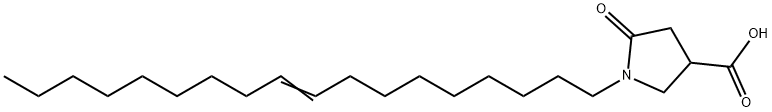 1-(octadec-9-enyl)-5-oxopyrrolidine-3-carboxylic acid Struktur