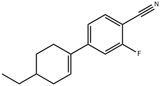 Benzonitrile, 4-(4-ethyl-1-cyclohexen-1-yl)-2-fluoro- (9CI) Struktur