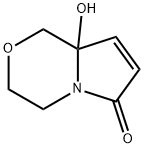 6H-Pyrrolo[2,1-c][1,4]oxazin-6-one, 1,3,4,8a-tetrahydro-8a-hydroxy- (9CI) Struktur