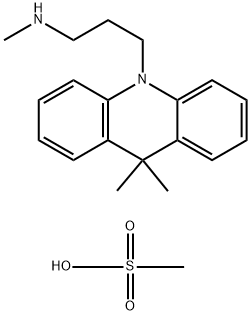 Acridan, 9,9-dimethyl-10-(3-(methylamino)propyl)-, monomethanesulfonat e Struktur