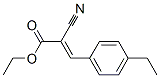 2-Propenoicacid,2-cyano-3-(4-ethylphenyl)-,ethylester(9CI) Struktur