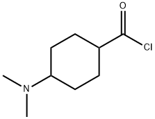 Cyclohexanecarbonyl chloride, 4-(dimethylamino)- (9CI) Struktur