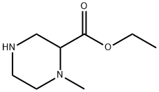 2-Piperazinecarboxylicacid,1-methyl-,ethylester(9CI) Struktur