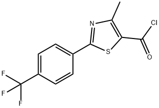 4-METHYL-2-[4-(TRIFLUOROMETHYL)PHENYL]-1,3-THIAZOLE-5-CARBONYL CHLORIDE price.