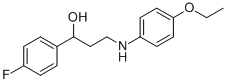 3-(4-ETHOXYANILINO)-1-(4-FLUOROPHENYL)-1-PROPANOL Struktur