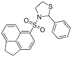 Thiazolidine, 3-[(1,2-dihydro-5-acenaphthylenyl)sulfonyl]-2-phenyl- (9CI) Struktur