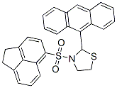 Thiazolidine, 2-(9-anthracenyl)-3-[(1,2-dihydro-5-acenaphthylenyl)sulfonyl]- (9CI) Struktur