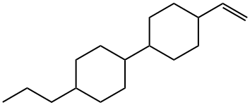 4-Ethenyl-4'-propyl-1,1'-bicyclohexyl Struktur