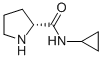 2-Pyrrolidinecarboxamide,N-cyclopropyl-,(2R)-(9CI) Struktur