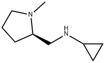 2-Pyrrolidinemethanamine,N-cyclopropyl-N-methyl-,(2R)-(9CI) Struktur