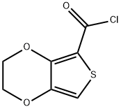 2,3-DIHYDROTHIENO[3,4-B][1,4]DIOXIN-5-CARBONYL CHLORIDE Struktur