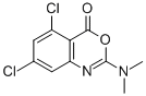 5,7-DICHLORO-2-(DIMETHYLAMINO)-4H-3,1-BENZOXAZIN-4-ONE Struktur