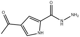 1H-Pyrrole-2-carboxylicacid,4-acetyl-,hydrazide Struktur