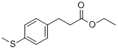 3-(4-METHYLSULFANYL-PHENYL)-PROPIONIC ACID ETHYL ESTER Struktur